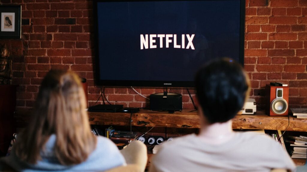 Person Streaming On Netflix