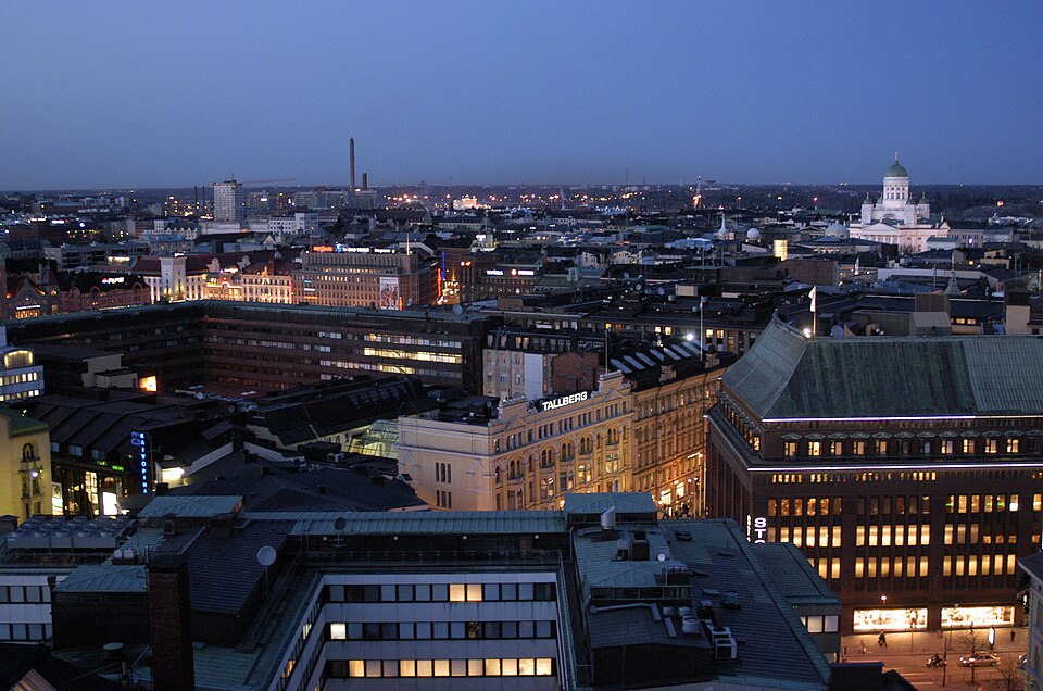 Helsinki Finland City Skyline